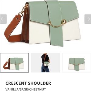 STRATHBERRY CRESCENT SHOULDER BAG